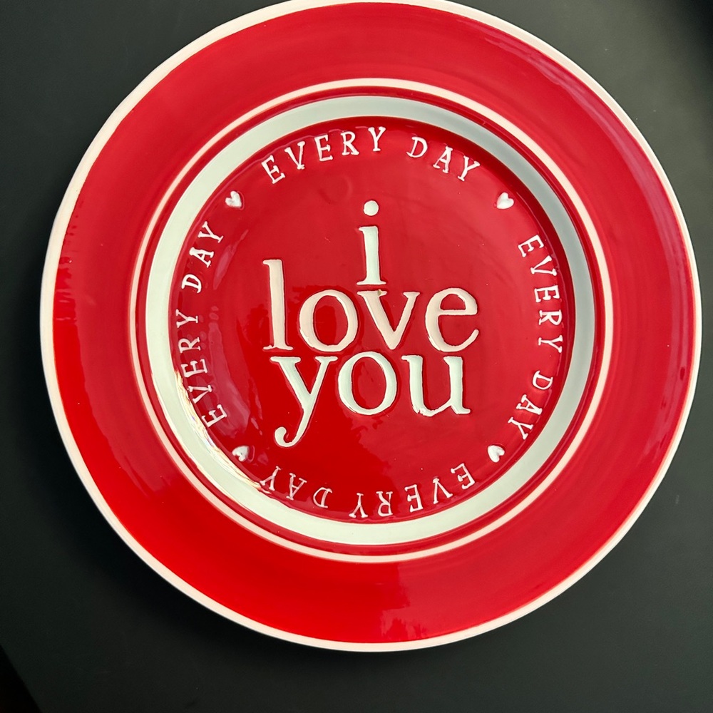 NET Glory Haus I Love You Plate 11”